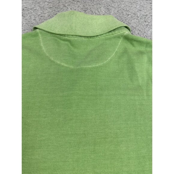 True Religion Mens Sportswear Spring 2013 Embroidery Pique Polo Shirt Green - Picture 6 of 11
